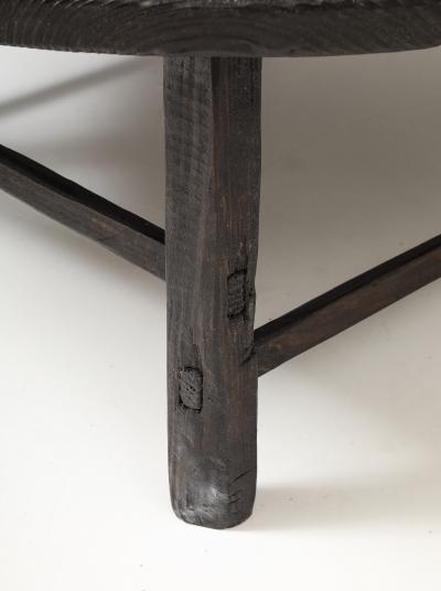 ROUND WEATHERED COFFEE TABLE