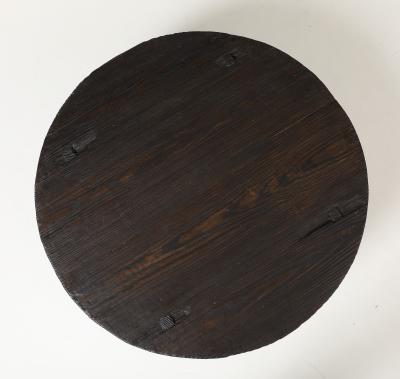 ROUND WEATHERED COFFEE TABLE