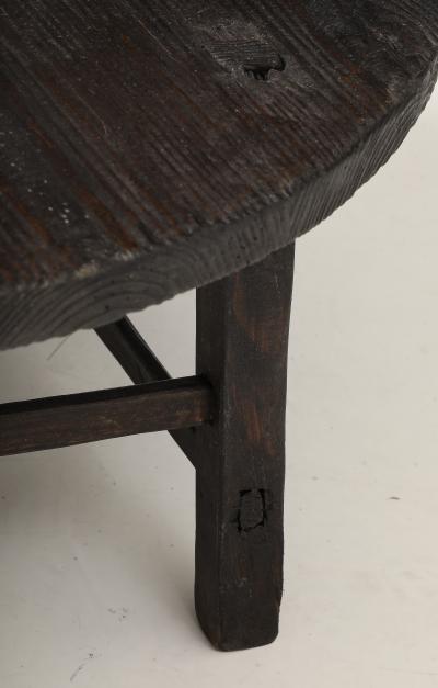 ROUND WEATHERED COFFEE TABLE