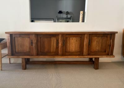 RUSTIC OAK CASE PIECE