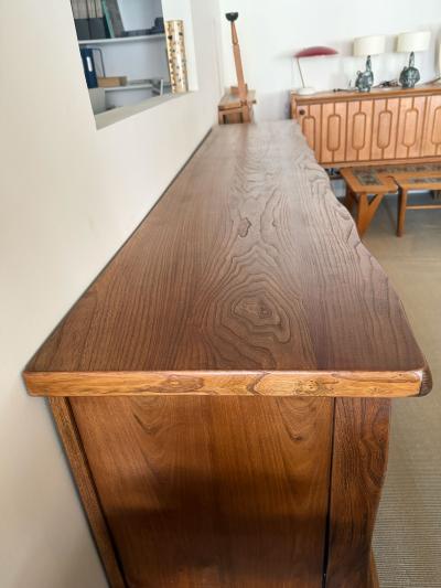 RUSTIC OAK CASE PIECE