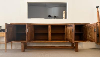 RUSTIC OAK CASE PIECE