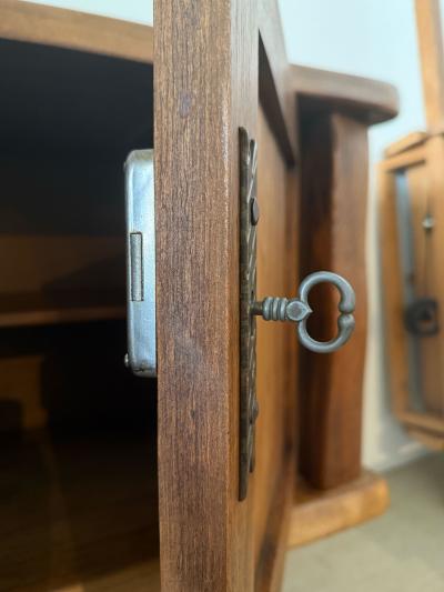 RUSTIC OAK CASE PIECE