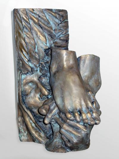 Radu Panait The Last Kiss Contemporary Sculpture by Radu Panait
