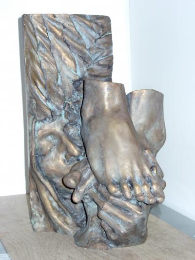 Radu Panait The Last Kiss Contemporary Sculpture by Radu Panait