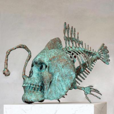 Radu Panait Trophy Hunter 2 Contemporary Sculpture by Radu Panait