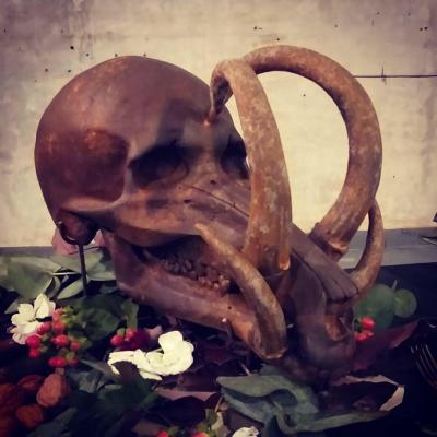 Radu Panait Trophy Hunter 3 Contemporary Sculpture by Radu Panait