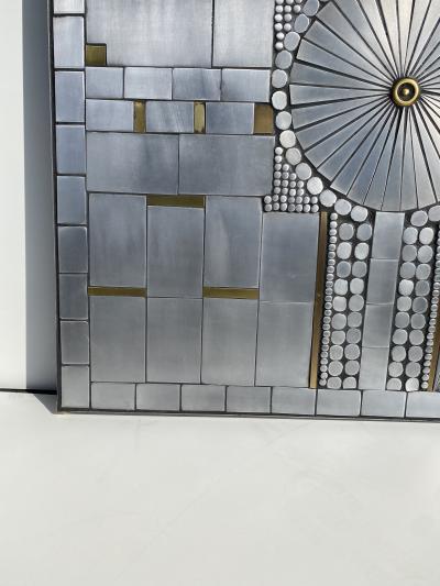 Raf Verjans Raf Verjans Brutalist Mosaic Wall Sculpture