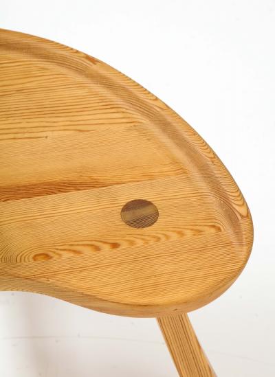 Ragnvald Krogen s Norwegian Pine Stool Krogen s M bler Ca 1950s