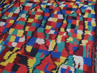 Rainbow Azilal Berber Moroccan Rug