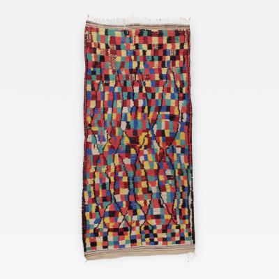 Rainbow Azilal Berber Moroccan Rug