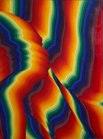 Rainbow Night 7 by Ay O Japan Circa 1970