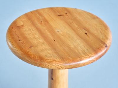 Rainer Daumiller Rainer Daumiller Stool Side Table in Pine Hirtshals Savv rk Denmark 1970s