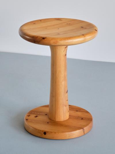 Rainer Daumiller Rainer Daumiller Stool Side Table in Pine Hirtshals Savv rk Denmark 1970s