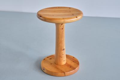 Rainer Daumiller Rainer Daumiller Stool Side Table in Pine Hirtshals Savv rk Denmark 1970s