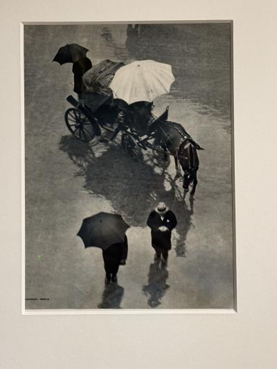 Rainy Street Berlin Vintage Heliogravure by Martin Munk csi 1936
