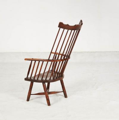 Raked Back Windsor Armchair