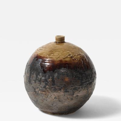 Raku Fired Vase