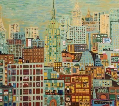 Ralph Fasanella Empire State Building