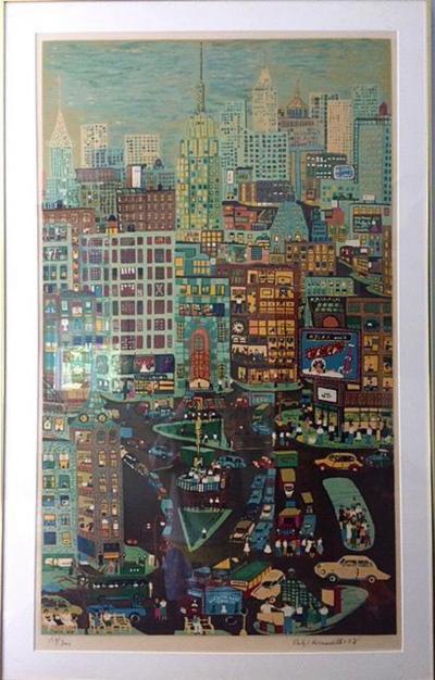 Ralph Fasanella Empire State Building