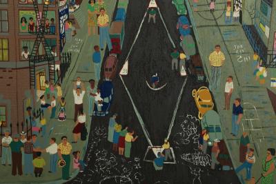 Ralph Fasanella Stickball