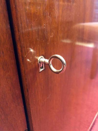 Ralph Lauren Ralph Lauren Modern Hollywood Double Chest Mahogany with Leather Pulls