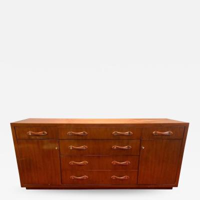 Ralph Lauren Ralph Lauren Modern Hollywood Double Chest Mahogany with Leather Pulls