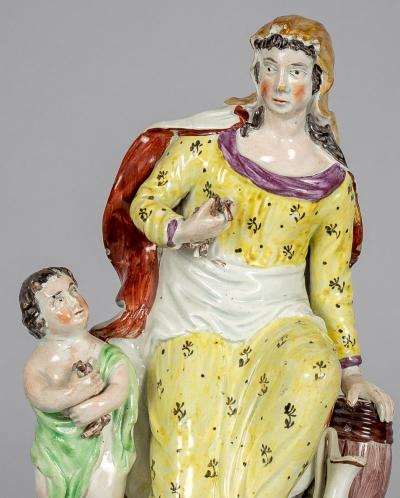 Ralph Wood Staffordshire Pearlware Figure of the Widow
