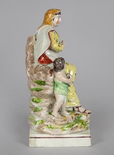 Ralph Wood Staffordshire Pearlware Figure of the Widow