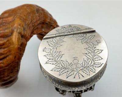 Ram s Horn Snuff Mull Scottish Circa 1890