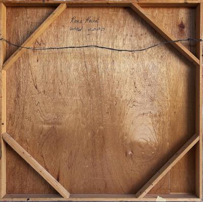 Rana Rochat Large Encaustic Abstract Expressionist Painting by Rana Rochat 2000