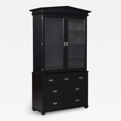 Randal Tysinger Modern Ebonized China Display Cabinet