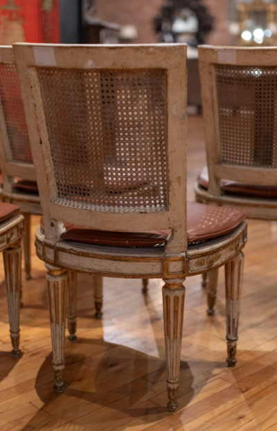 Randall Tysinger 6 ANTIQUE 19TH CENTURY CONTINENTAL DINING CHAIRS