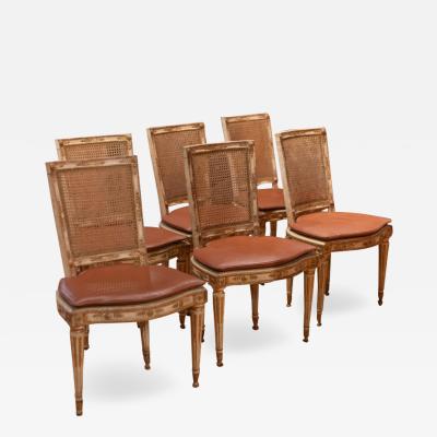 Randall Tysinger 6 ANTIQUE 19TH CENTURY CONTINENTAL DINING CHAIRS