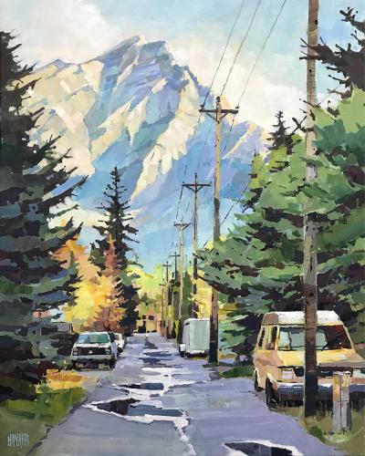 Randy Hayashi Banff Alley Puddles