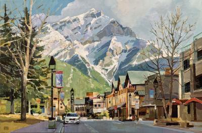 Randy Hayashi Bear Street In Banff