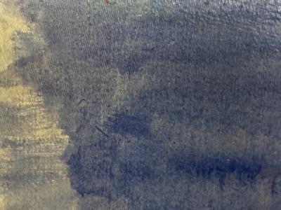 Raoul Dufy MID CENTURY CANNES SEASIDE WITH HORSE DRAWN CARRIAGE PAINTING AFTER RAOUL DUFY