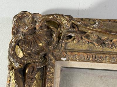 Raoul Dufy MID CENTURY CANNES SEASIDE WITH HORSE DRAWN CARRIAGE PAINTING AFTER RAOUL DUFY