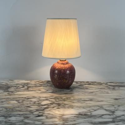 Raoul Lachenal Rare Petite Glazed Ceramic French Art D co Lamp by Raoul Lachenal