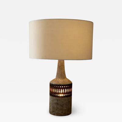 Raphael Giarrusso Raphael Giarrusso French Ceramic Table Lamp Accolay 1968