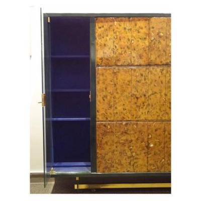 Raphael Raffel Raphael Rare Drop Front Libraire Cabinet in Original Lacquer France Circa 1962