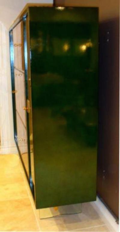 Raphael Raffel Raphael Rare Drop Front Libraire Cabinet in Original Lacquer France Circa 1962