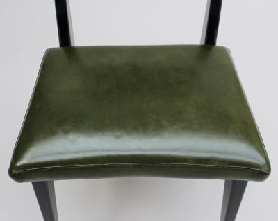 Raphael Raffel Set of 6 Fine French 1950s Dining Chairs by Raphael