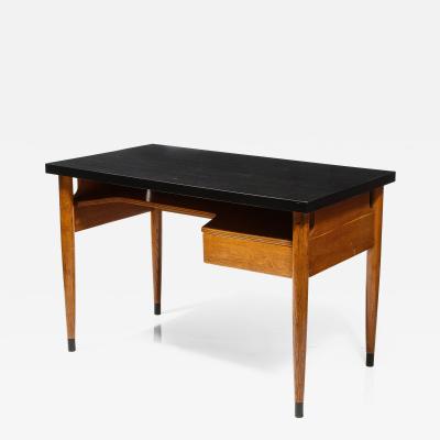 Raphael Raffel Solid Oak Desk by Raphael Raffel France c 1955