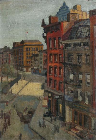 Raphael Soyer City Street