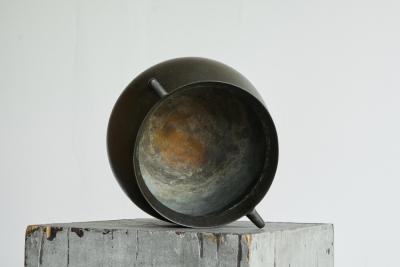 Rare 16th Century Grape or Cauldron in Solid Bronze