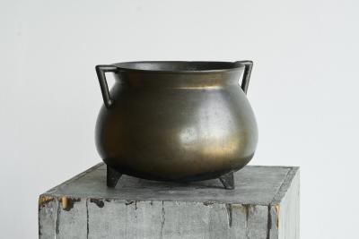 Rare 16th Century Grape or Cauldron in Solid Bronze