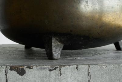 Rare 16th Century Grape or Cauldron in Solid Bronze