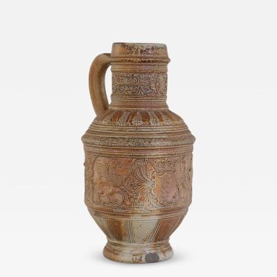 Rare 16th century Amsterdam Arms Stoneware Jug Jan Baldems Mennicken