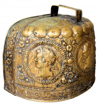 Rare 17th Century Dutch Brass Curfew